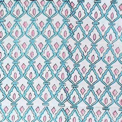 Trelyn Geometric Block Print Cotton Fabric