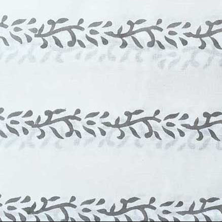 Elseny Botanical Cotton Block Print Fabric