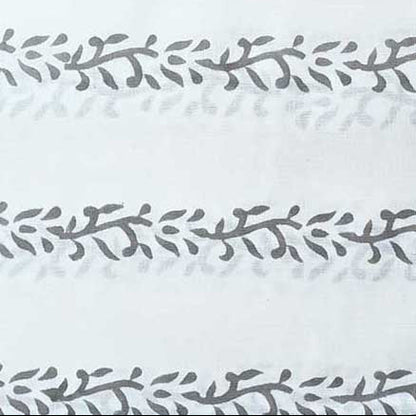 Elseny Botanical Cotton Block Print Fabric