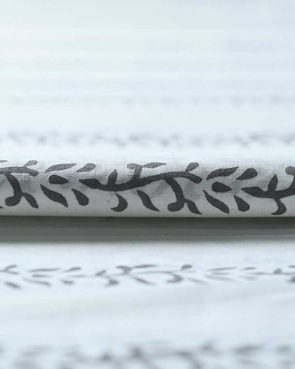 Elseny Botanical Cotton Block Print Fabric
