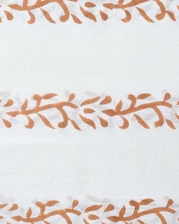 Elseny Botanical Cotton Block Print Fabric