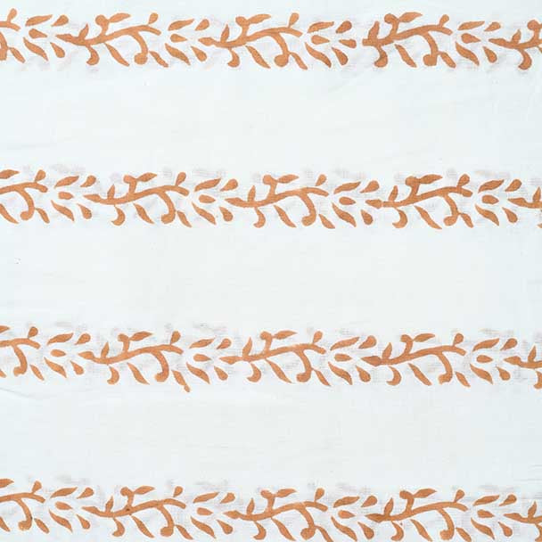 Elseny Botanical Cotton Block Print Fabric