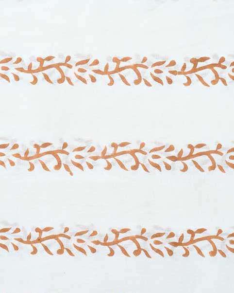 Elseny Botanical Cotton Block Print Fabric
