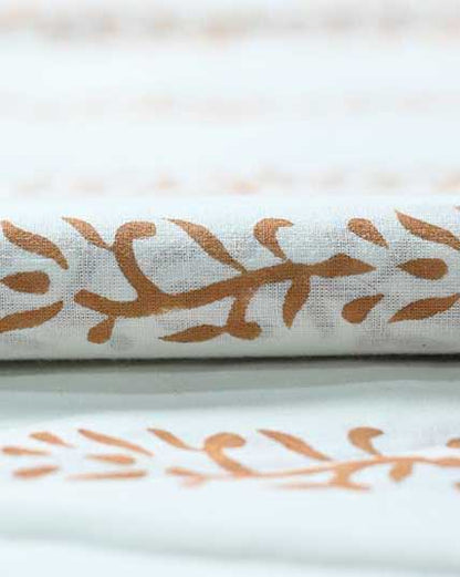 Elseny Botanical Cotton Block Print Fabric