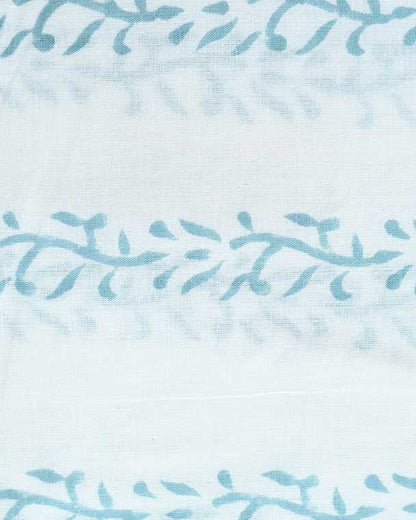 Elseny Botanical Cotton Block Print Fabric