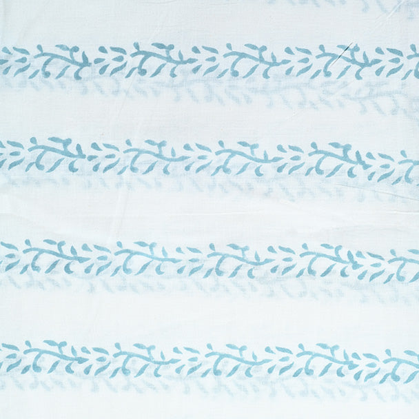 Elseny Botanical Cotton Block Print Fabric