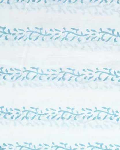 Elseny Botanical Cotton Block Print Fabric