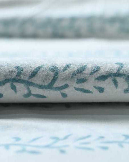 Elseny Botanical Cotton Block Print Fabric