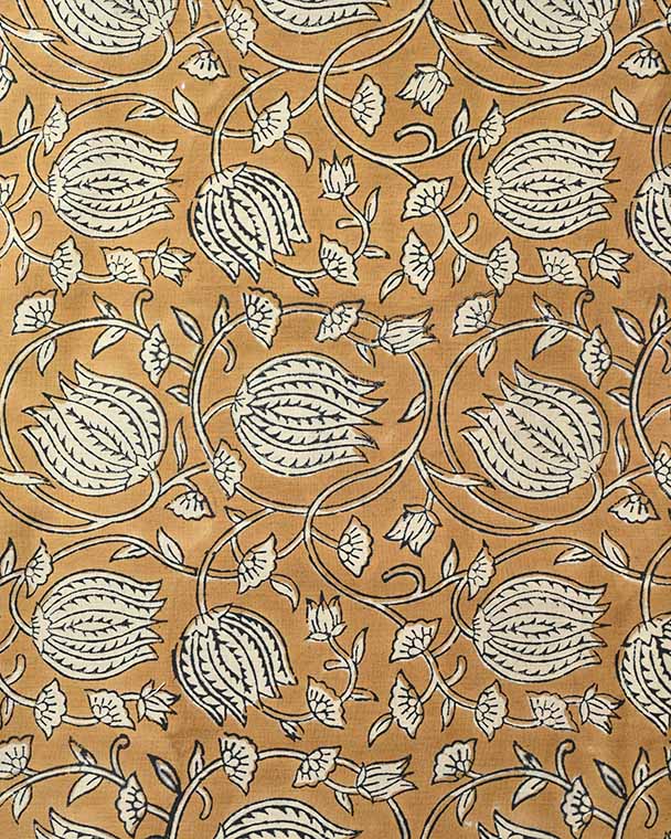 Cromsa Floral Block Print Cotton Fabric
