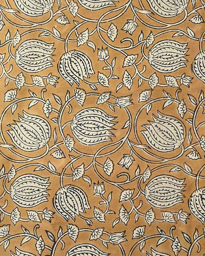 Cromsa Floral Block Print Cotton Fabric