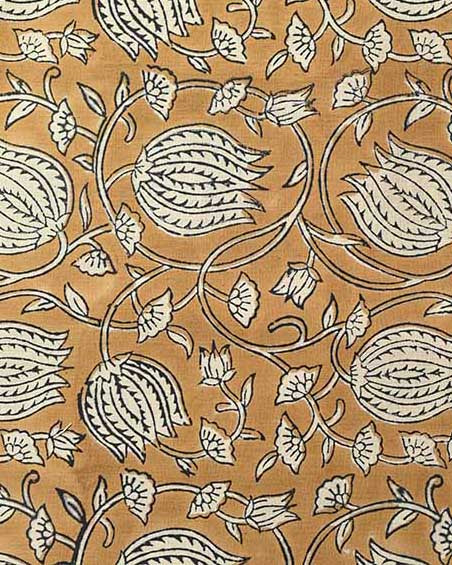 Cromsa Floral Block Print Cotton Fabric