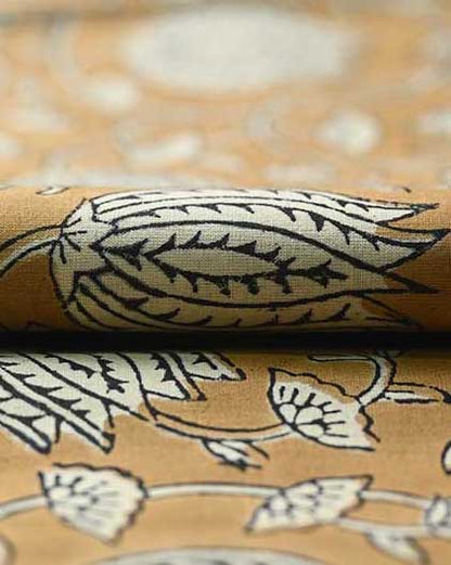 Cromsa Floral Block Print Cotton Fabric