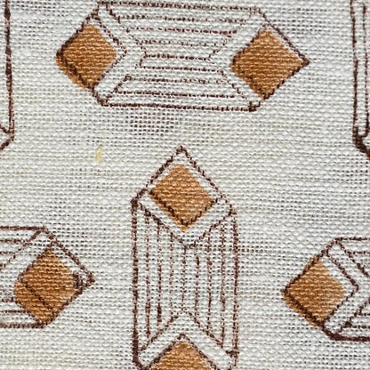 Lavelle Abstract Block Print Linen Fabric