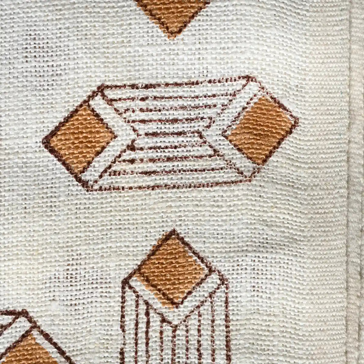 Lavelle Abstract Block Print Linen Fabric