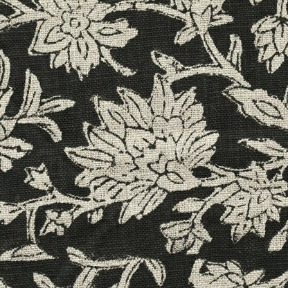 Yrrah Floral Block Print Linen Fabric