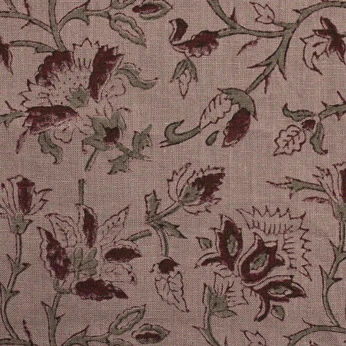 Garden Haze Linen Fabric