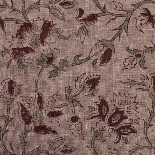 Garden Haze Linen Fabric