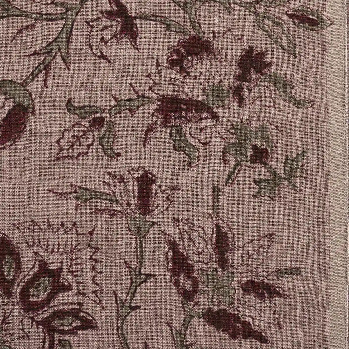 Garden Haze Linen Fabric