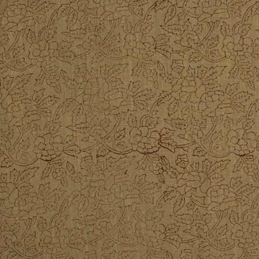 Sunlit Fern Linen Fabric