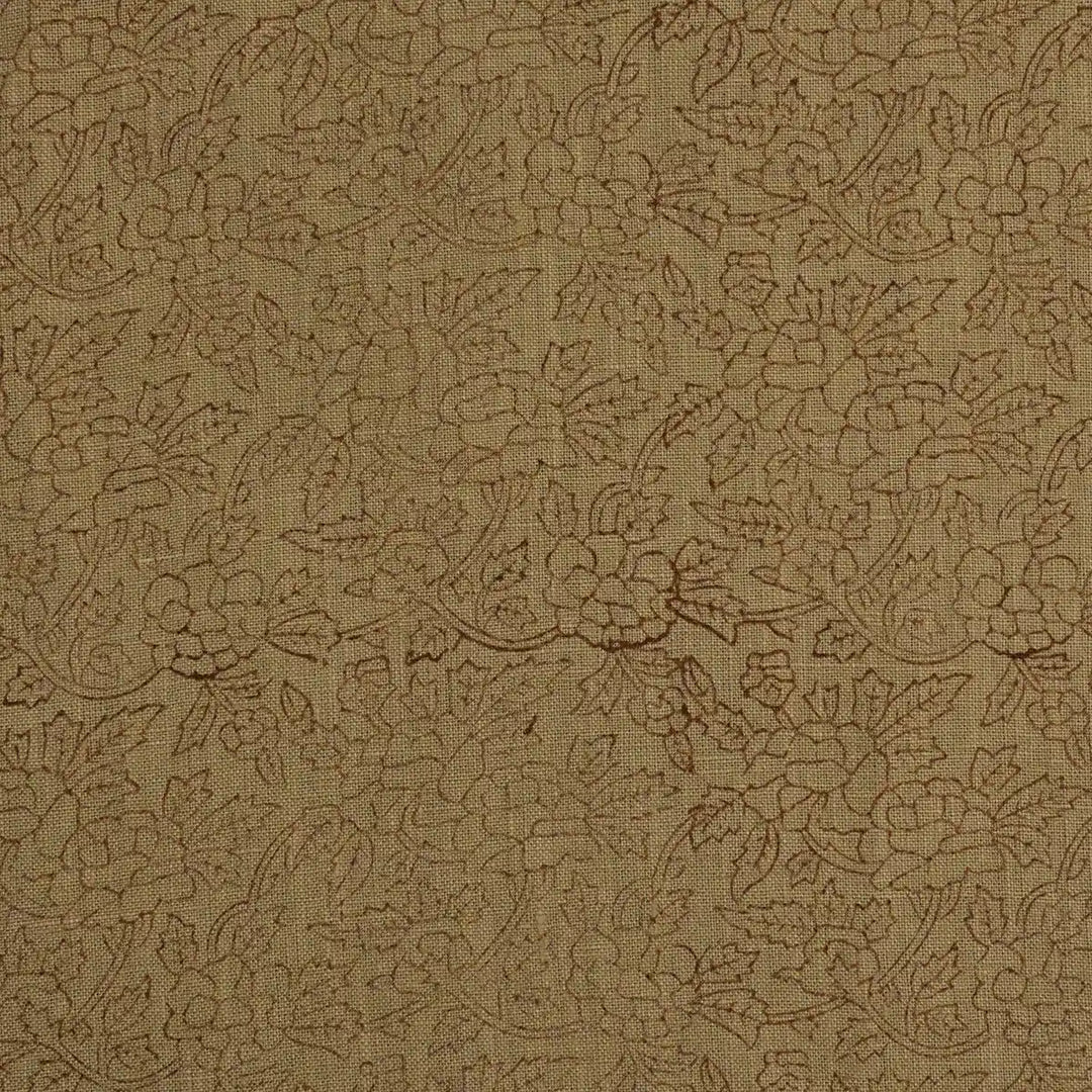 Sunlit Fern Linen Fabric