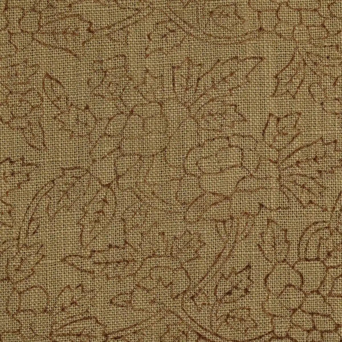 Sunlit Fern Linen Fabric