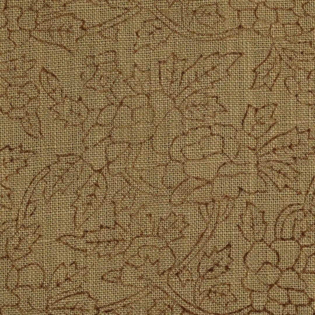 Sunlit Fern Linen Fabric