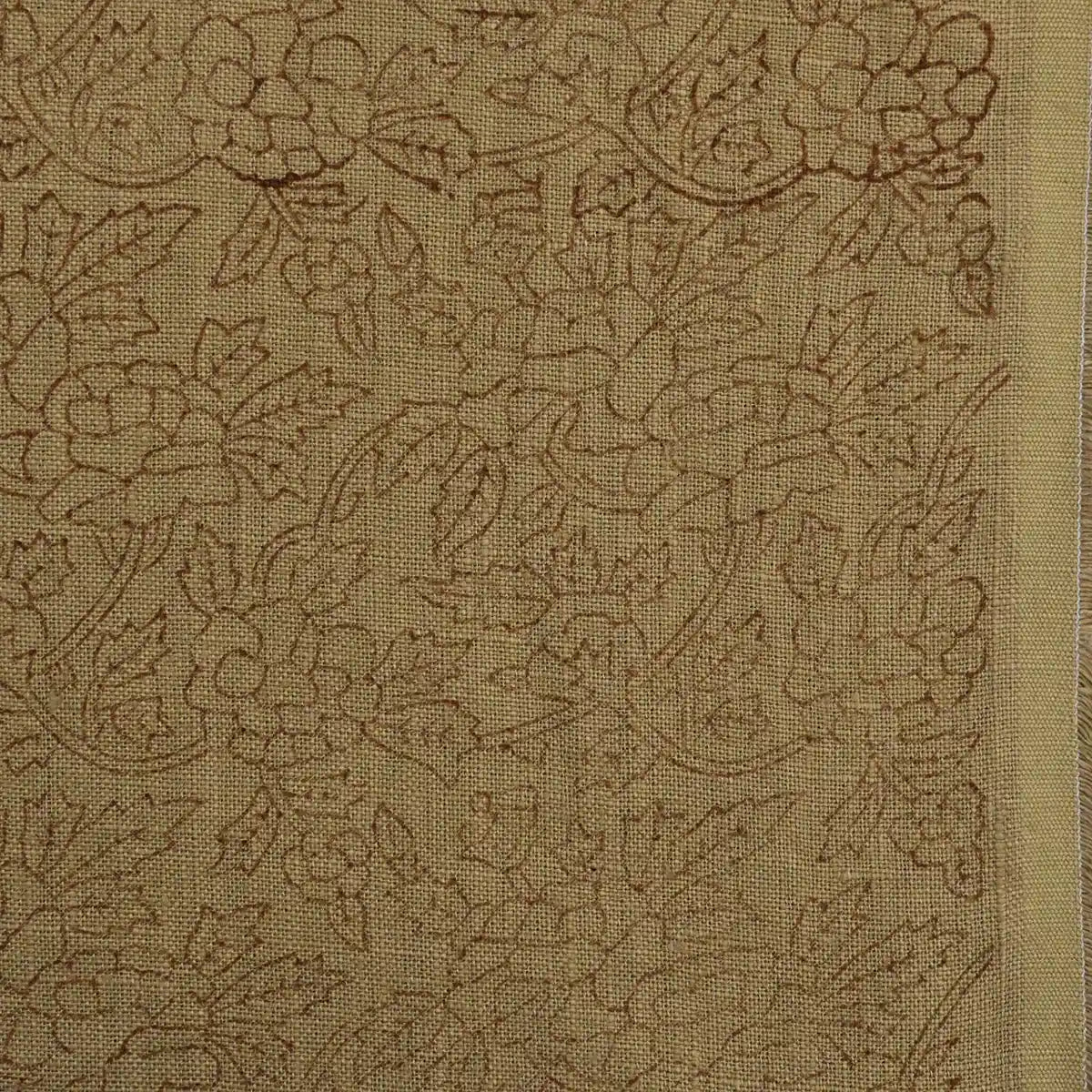 Sunlit Fern Linen Fabric