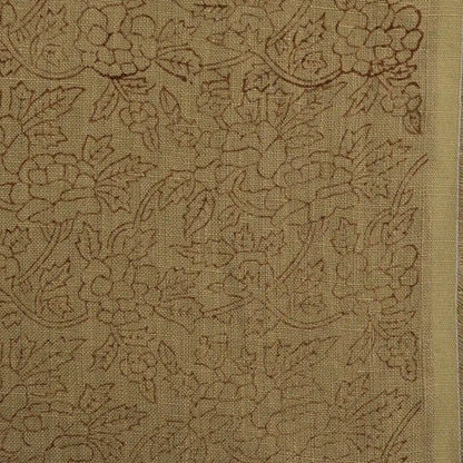 Sunlit Fern Linen Fabric
