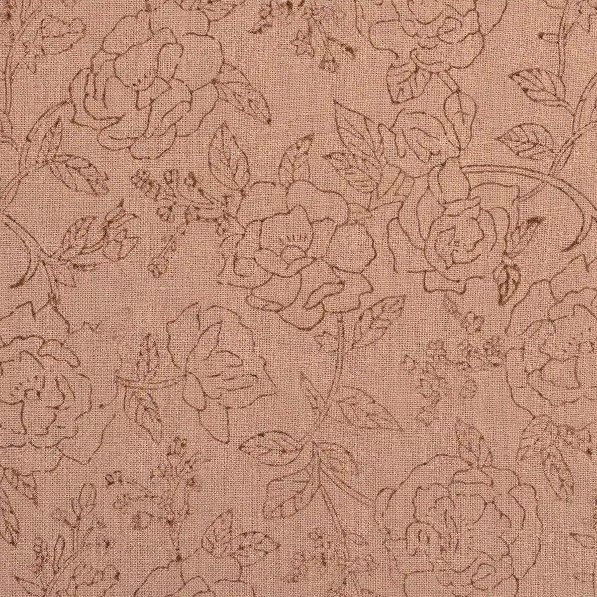 Dune Botanica Coral Linen Fabric