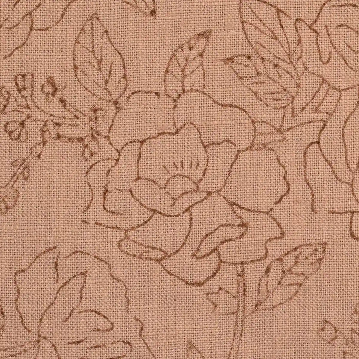 Dune Botanica Coral Linen Fabric