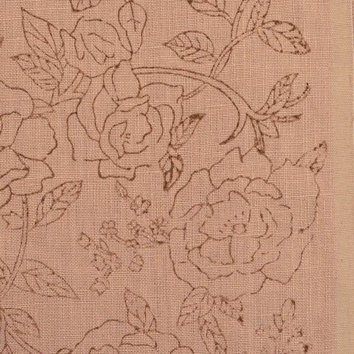 Dune Botanica Coral Linen Fabric