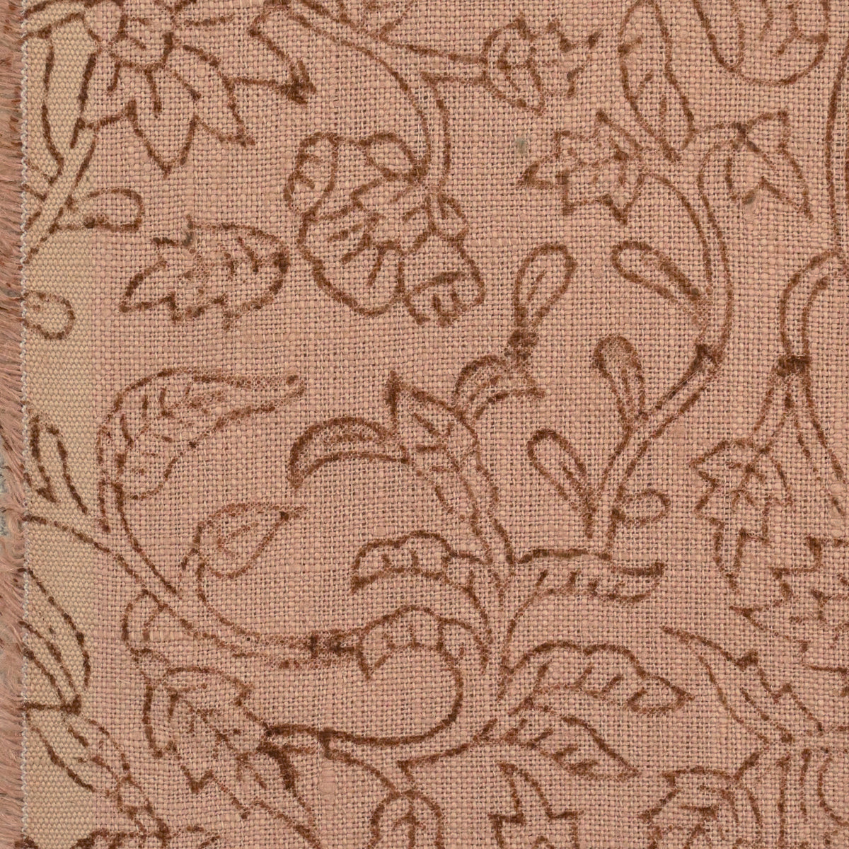 Oguh Traditional Block Print Solid Linen Fabric
