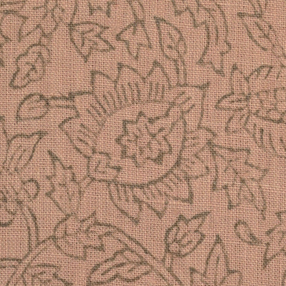 Oguh Traditional Block Print Solid Linen Fabric