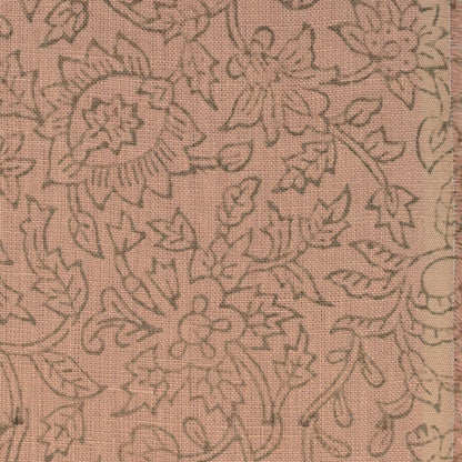 Oguh Traditional Block Print Solid Linen Fabric