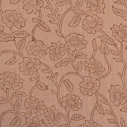 Petal Breeze Plum Linen Fabric