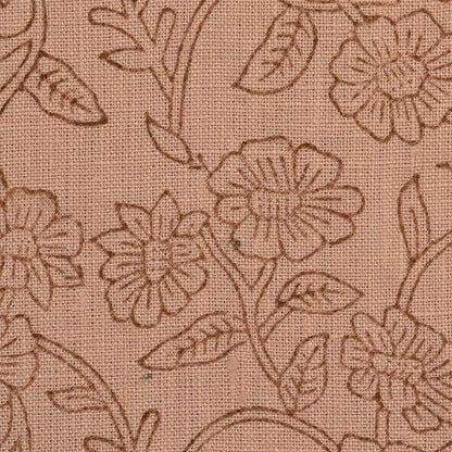 Petal Breeze Plum Linen Fabric