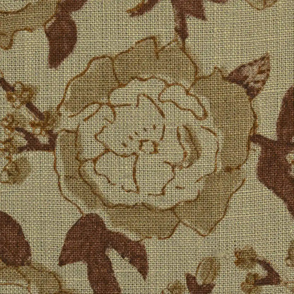 Dune Botanica Washed Tan Linen Fabric