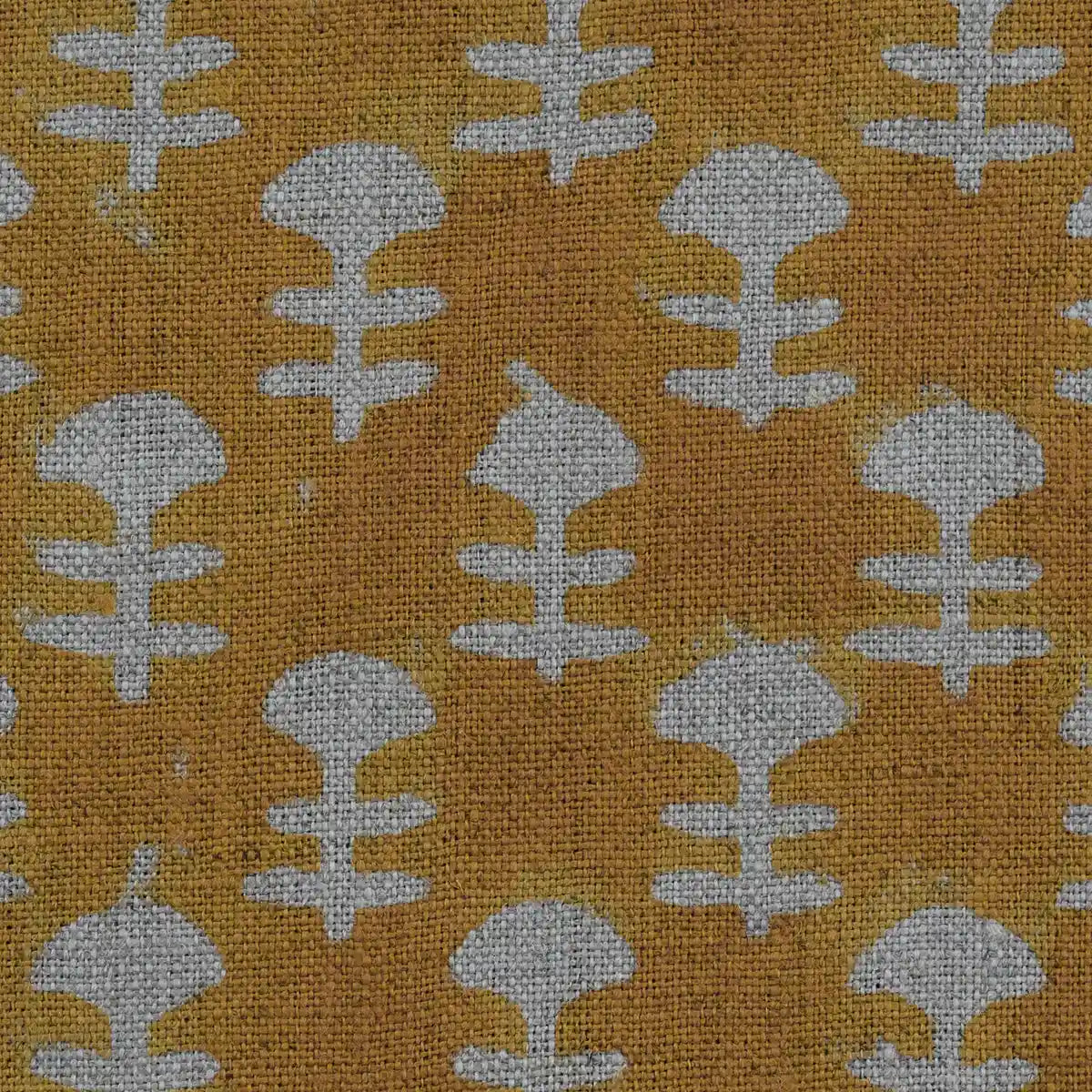 Fyrio Geometric Hand  Block Print Linen Print