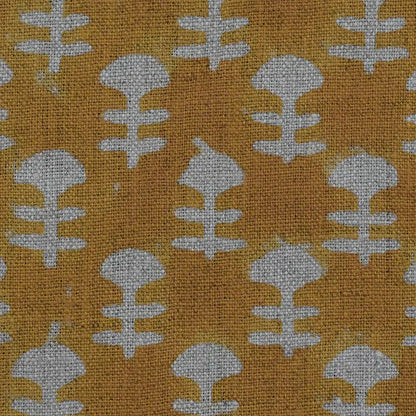 Fyrio Geometric Hand  Block Print Linen Print