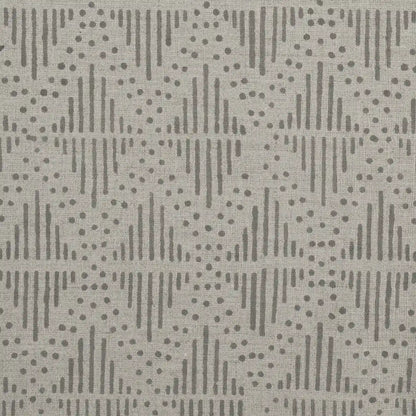 Zig-Zag Geometric Block Print Linen Fabric