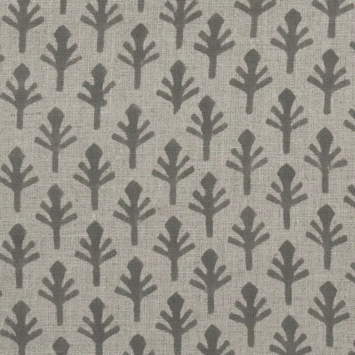 Logan Geometric Hand Block Print Linen Fabric