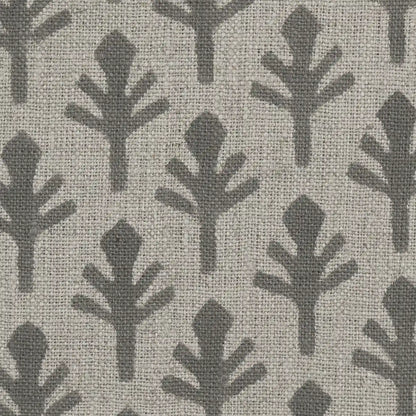Logan Geometric Hand Block Print Linen Fabric