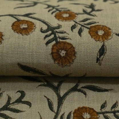 Bailey Handmade Floral Linen Fabric