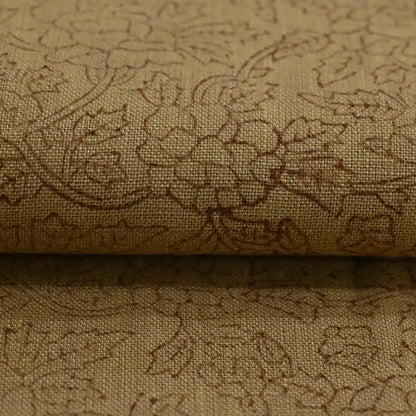 Sunlit Fern Linen Fabric