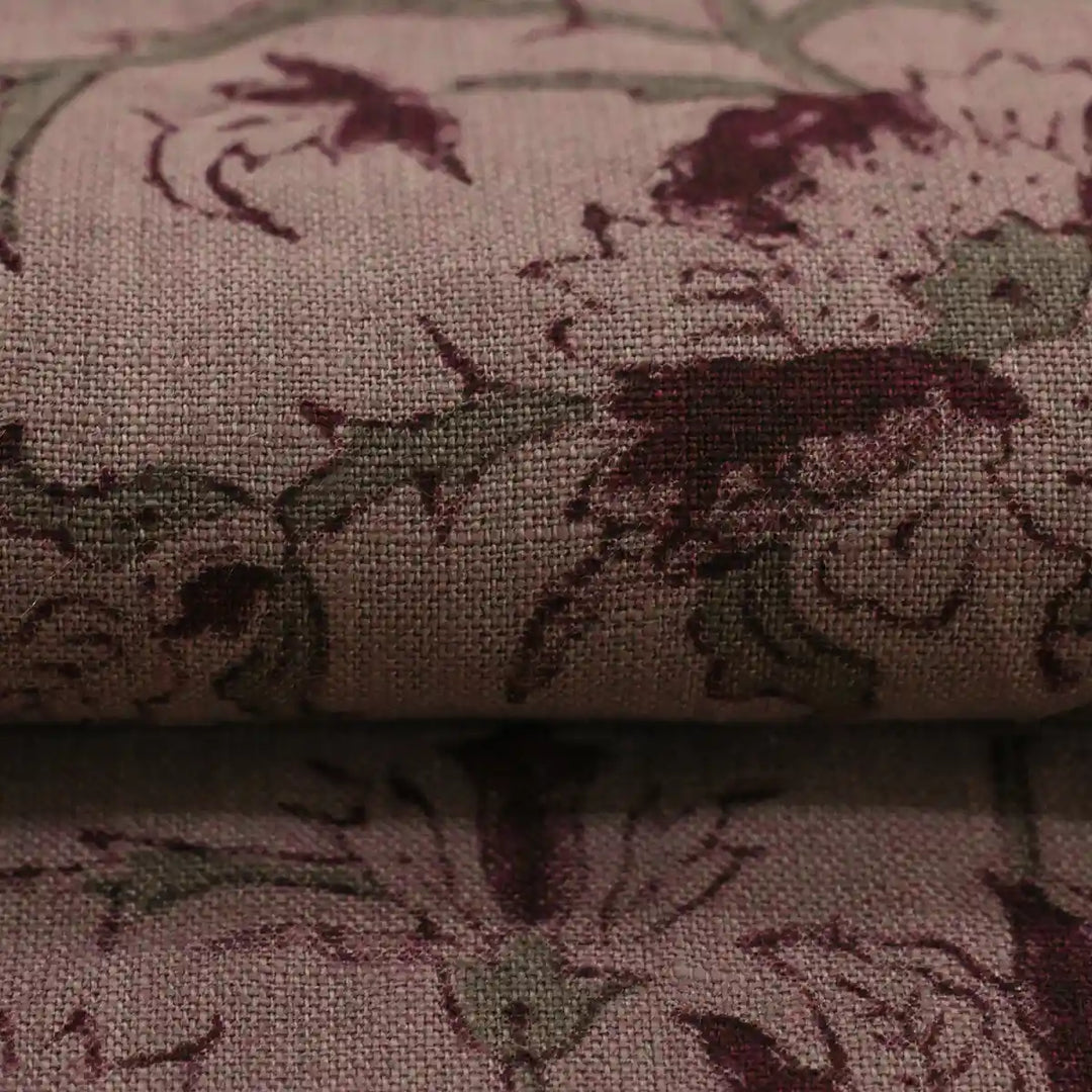 Garden Haze Linen Fabric