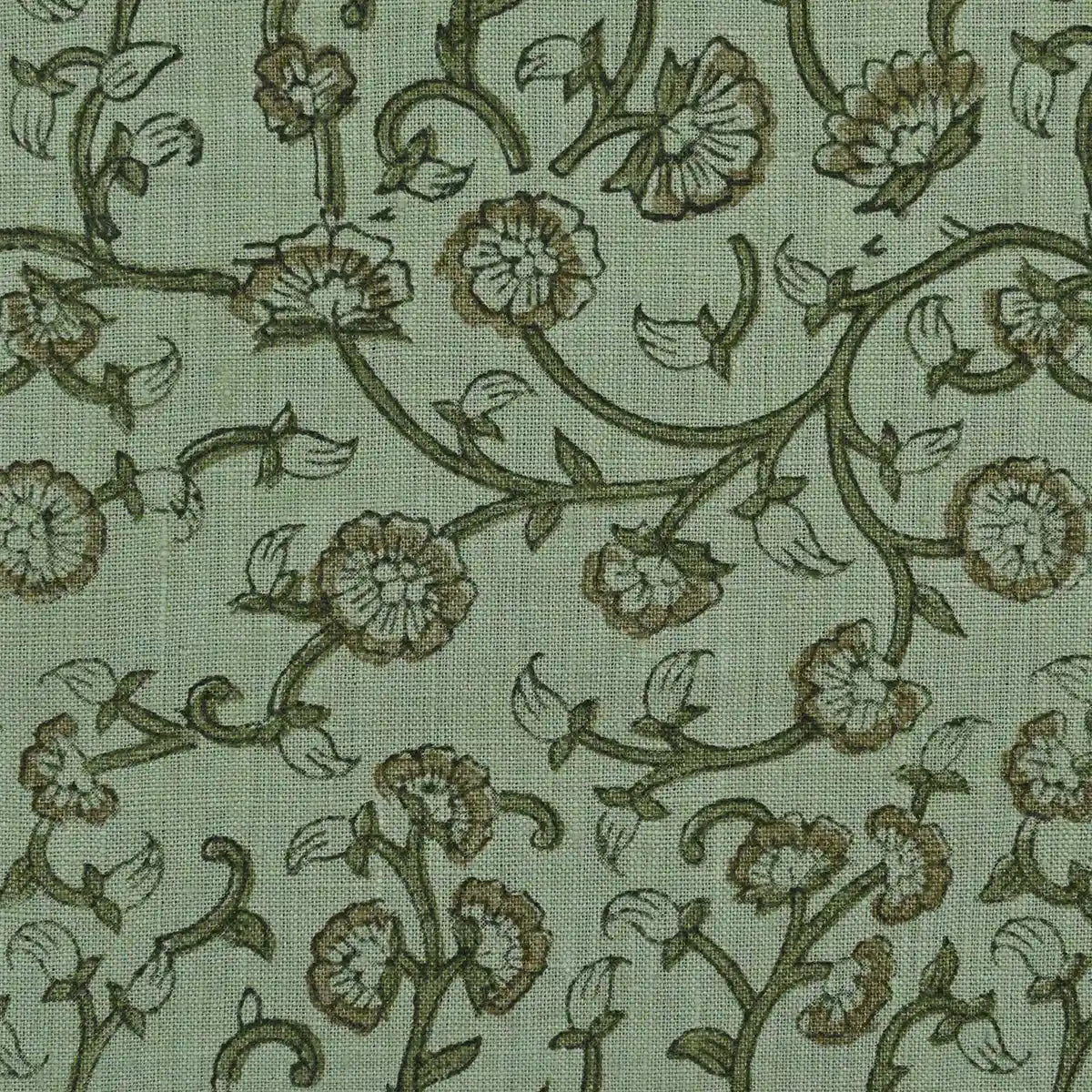 Floral Sage Green Pillow Cover