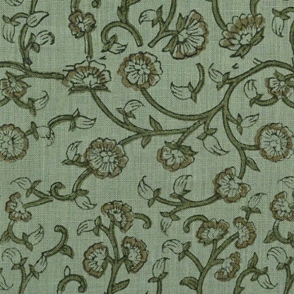 Floral Sage Green Pillow Cover