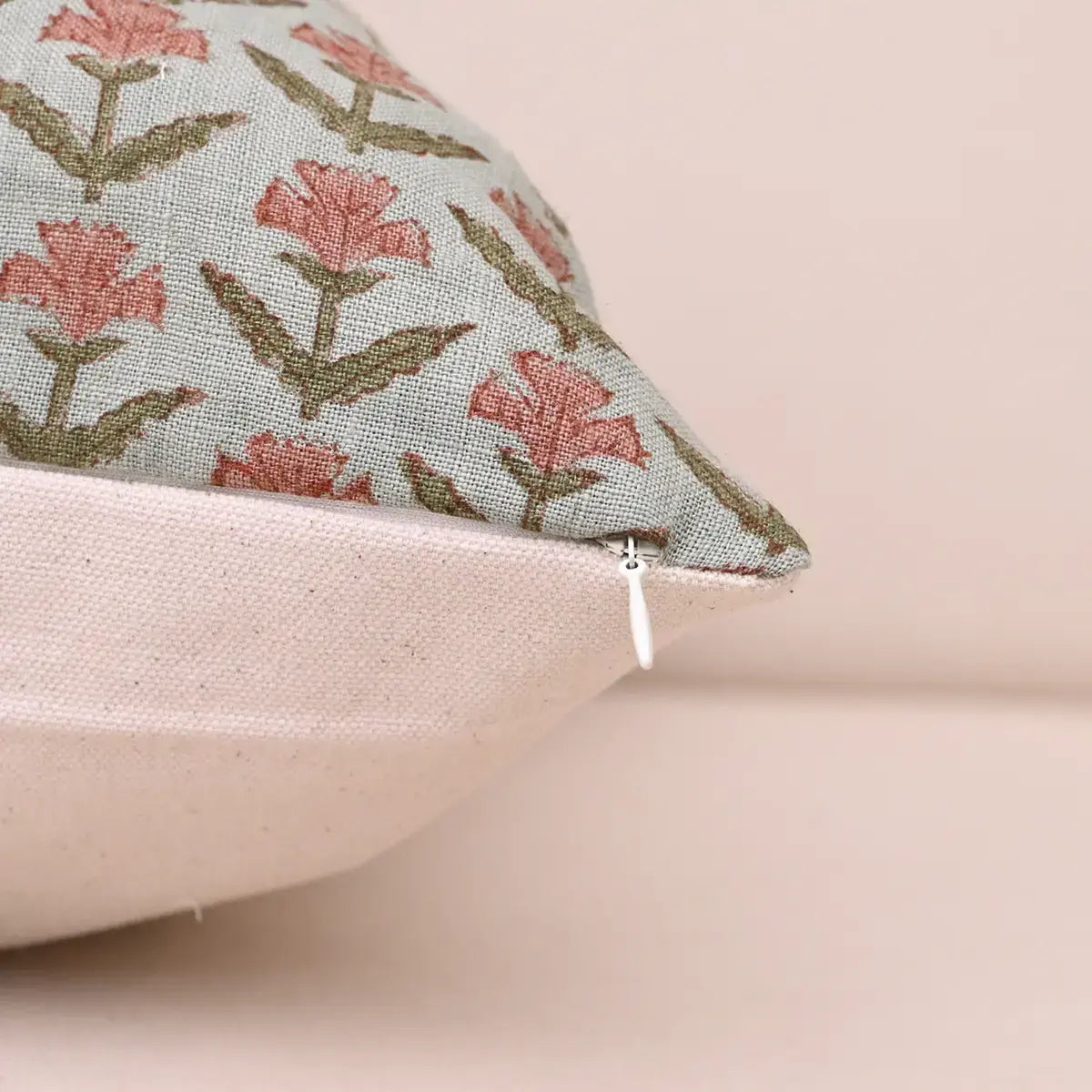Flora Ditsy Pink Pillow Cover
