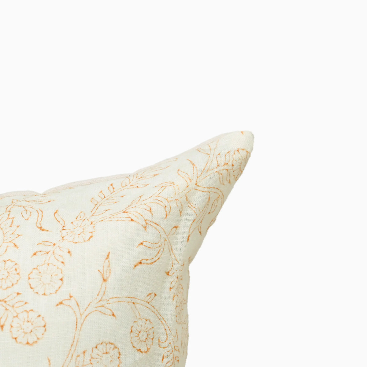 Bailey Cream Block Print Pillow Cover