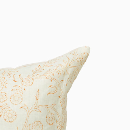 Bailey Cream Block Print Pillow Cover